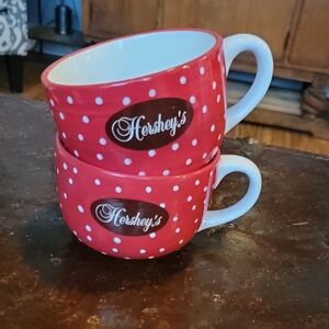Red Polka Dot Mugs
